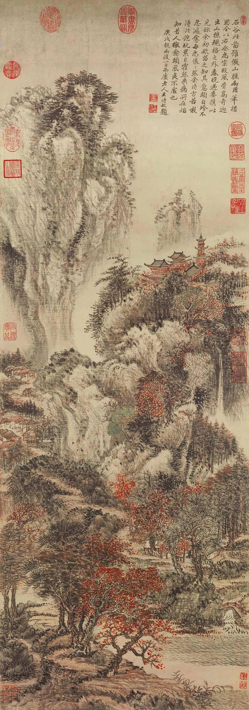 看懂"四王"笔下的山水,才知什么是"正宗"_王翚