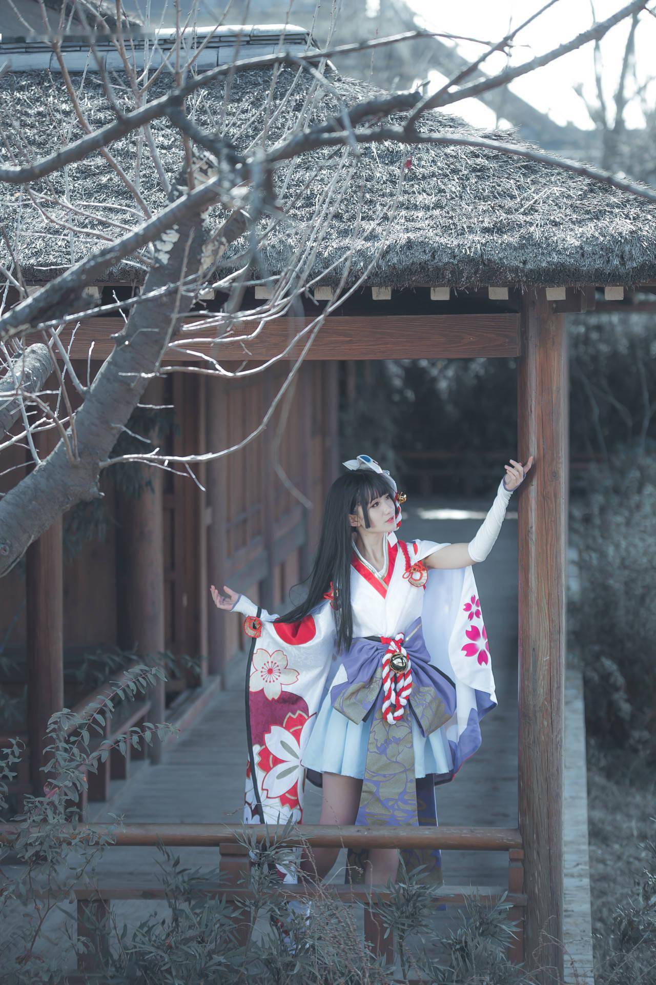 阴阳师手游雪女cosplay呼呼呼雪女来了呦