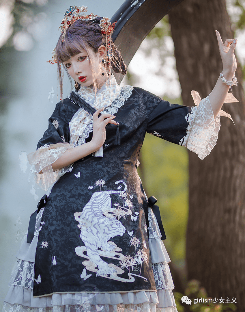 中华风lolita40款绝美旗袍元素小裙子华丽袭来