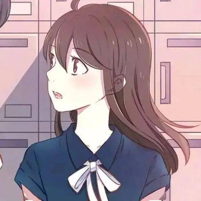校园风情侣头像