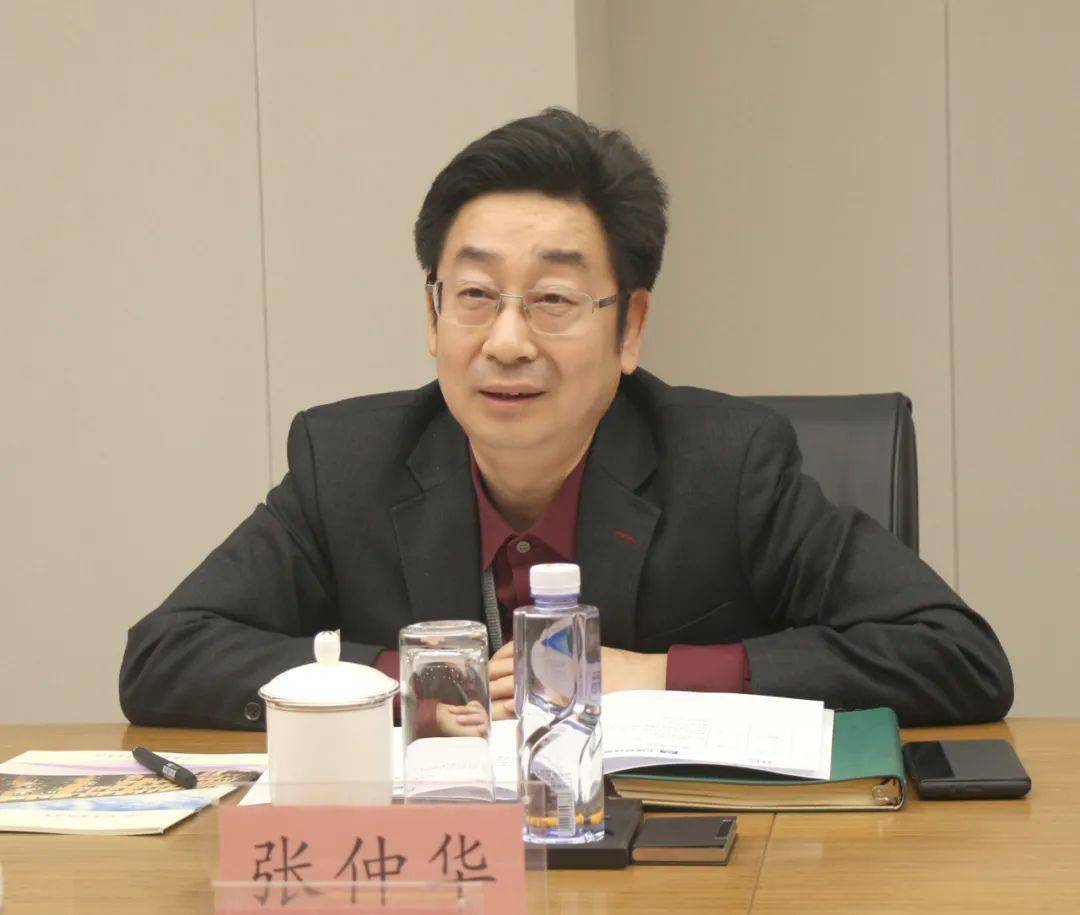 张仲华会见北京建筑大学校长张爱林