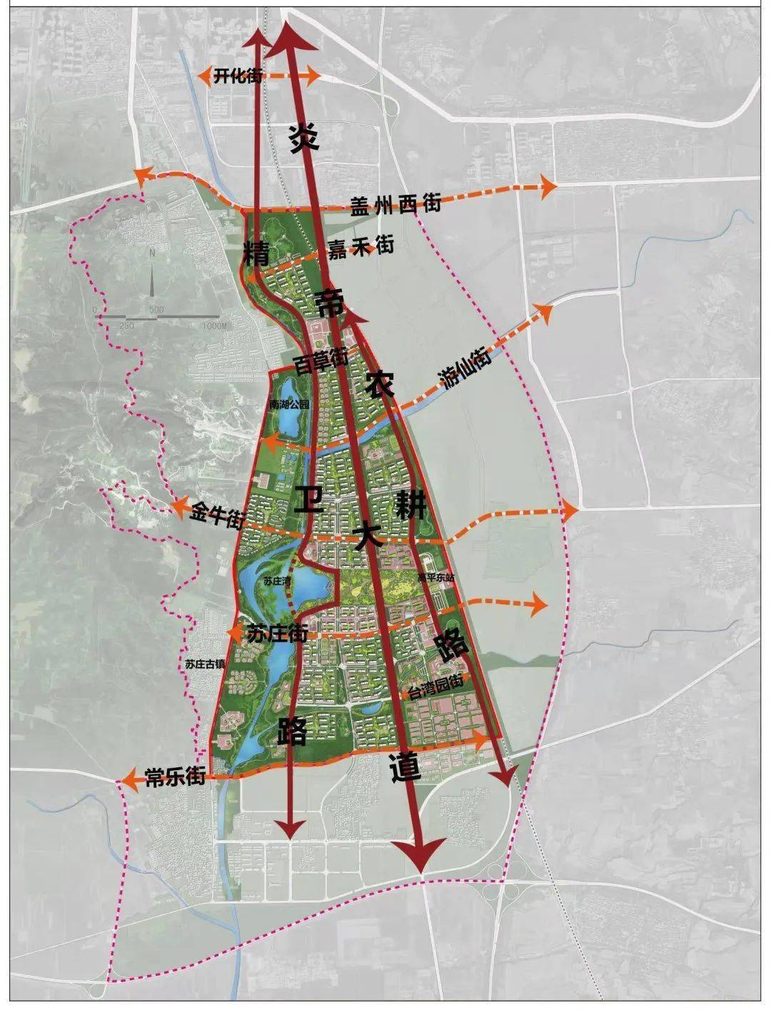 公开征求意见!高铁新区道路路名