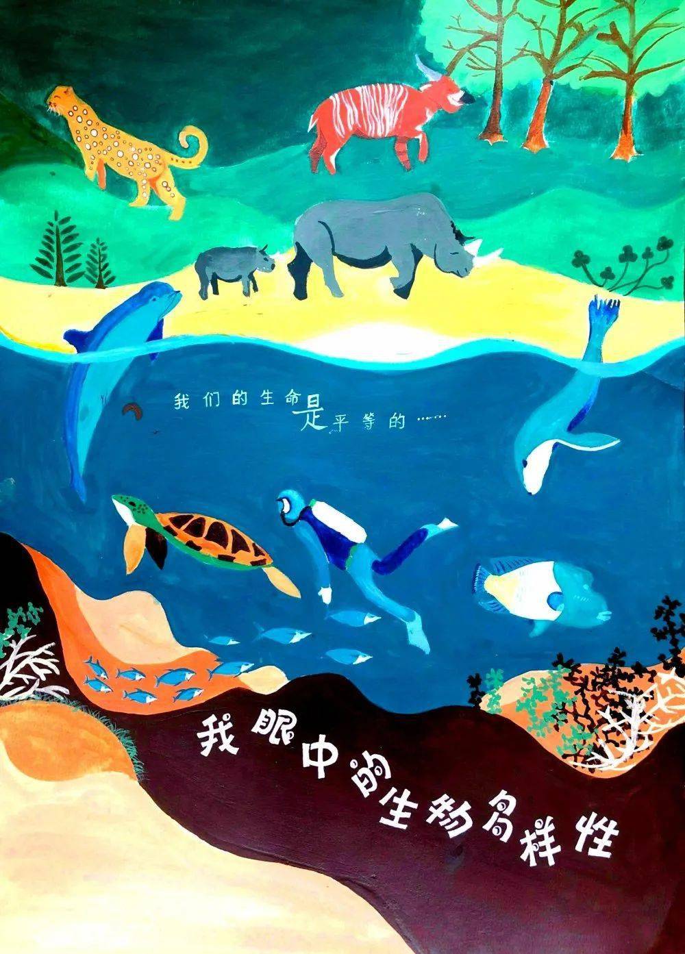 生物多样性我眼中的生物多样性主题绘画精品展郑州篇