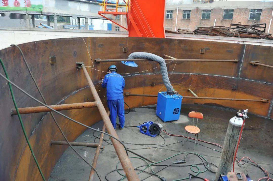 直击现场!显德汪矿储煤场技改工程建设如火如荼