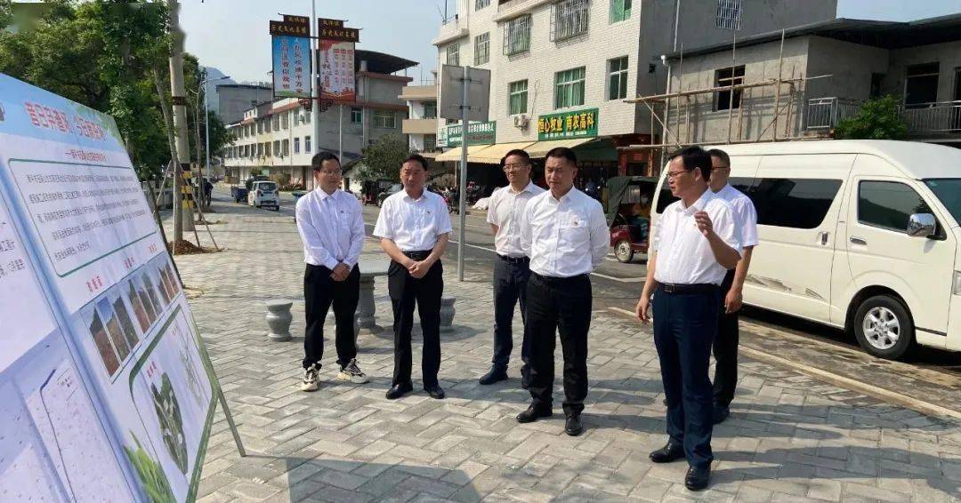 漳平市领导专题调研集镇改造提升工作_赤水镇