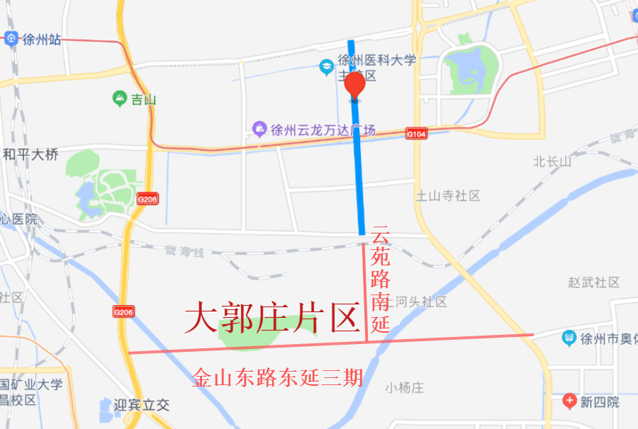 徐州"外滩"建设再添新成员!郭庄路带状公园发布招标公告!