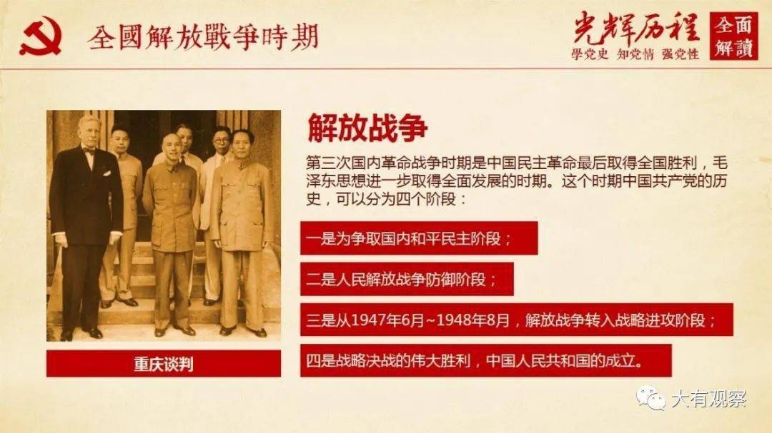 中国共产党光辉历程全面解读
