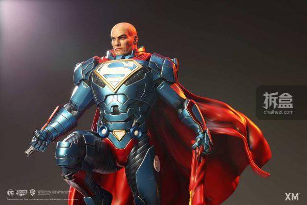 xm studios 1/6 dc重生系列 卢瑟 luthor 雕像