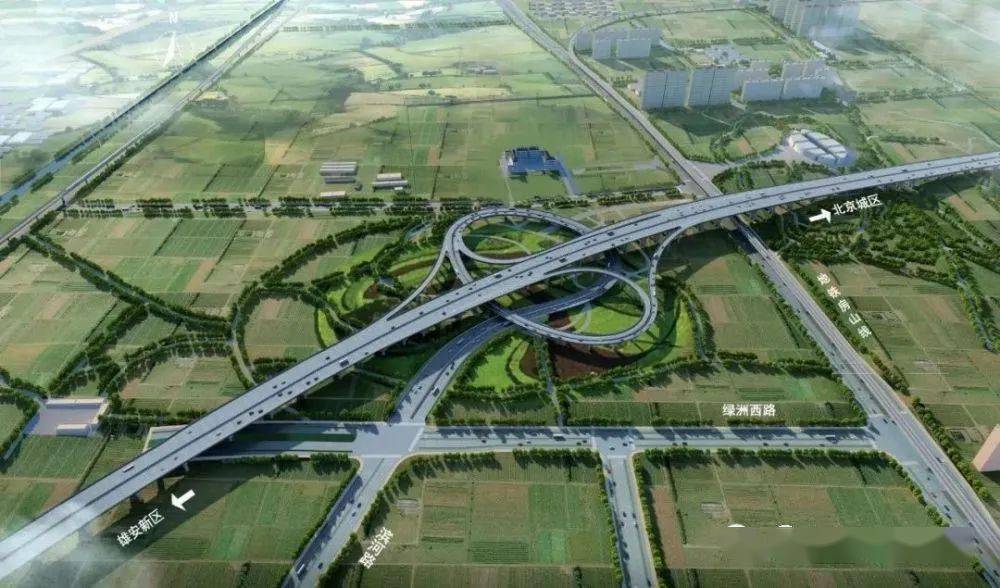 官方:京雄高速北京段建这些立交和收费站!