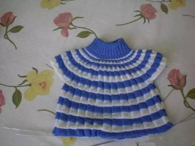非常棒的宝宝毛衣编织款式.适合1-2岁宝宝穿,圆肩毛衣.