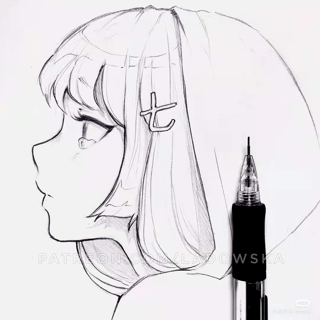 绘画素材|一组超适合绘画小白临摹线稿素材来了