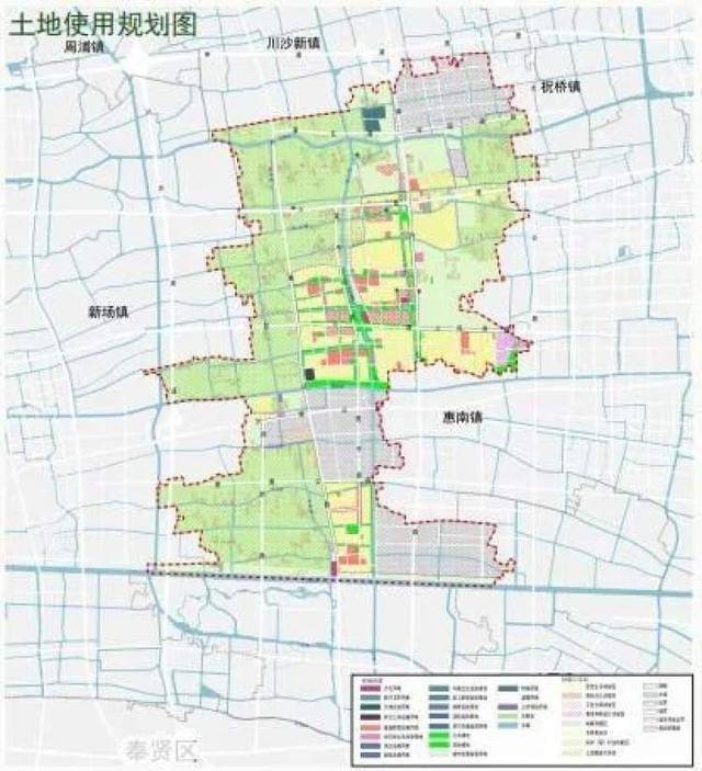 公示图◆  本次规划范围为  宣桥镇大治河以北区域 ,  东邻惠南镇