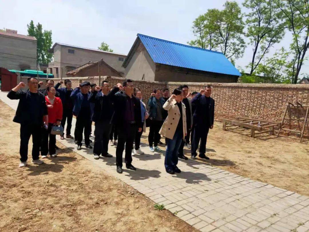 县农业农村局走进通许第一个党支部旧址真学习表真情蓄力量