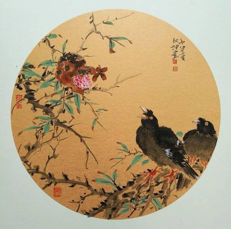 师行坤花鸟画|细腻新颖,冷逸不群