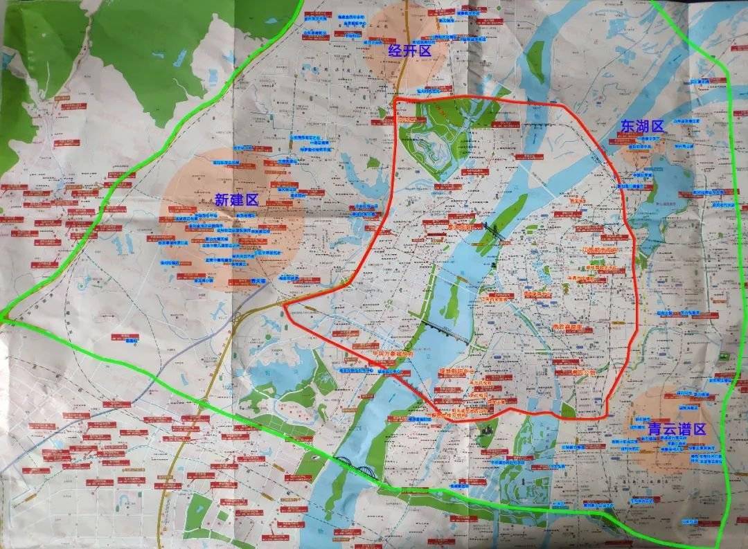 北二环来了离闭环又进一步南昌最新楼盘地图出炉你家在几环