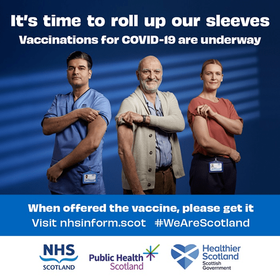 vaccinations for covid-19 are underway."
