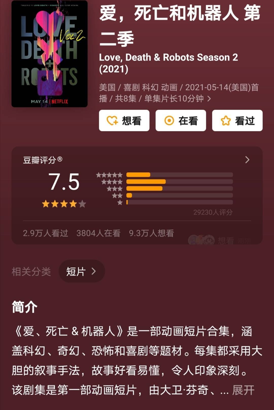 《爱死机》第二季口碑下滑,网友:不看可惜,看了后悔