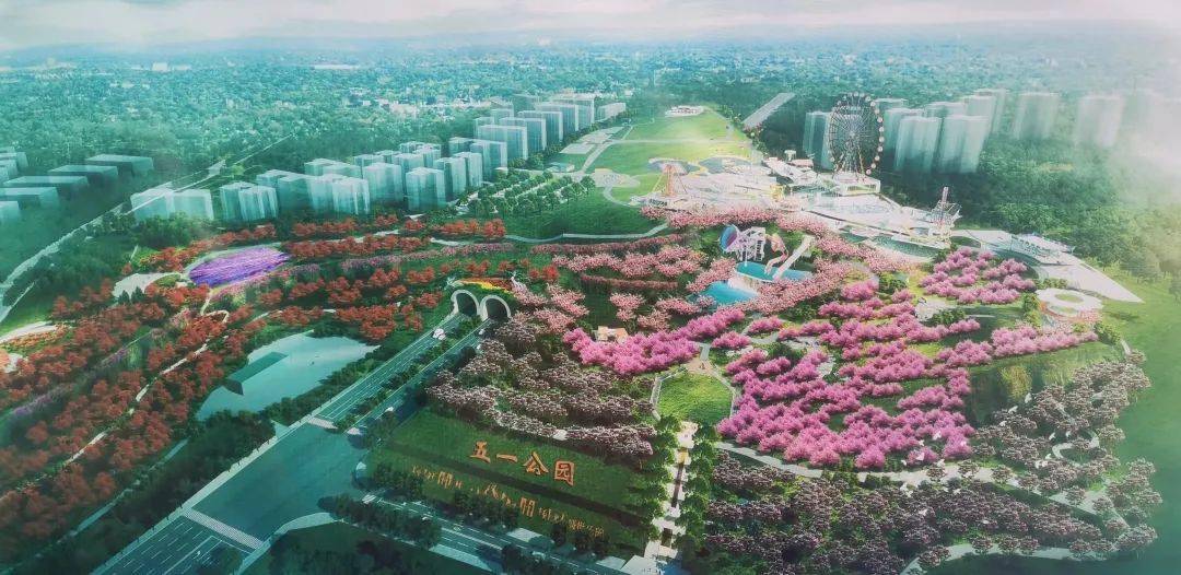 广安五一公园建设加快推进,预计今年12月底竣工