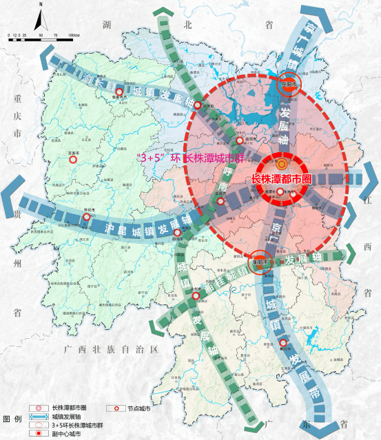 大环境建设湖南2035年国土总规强化长株潭都市圈核心增长极