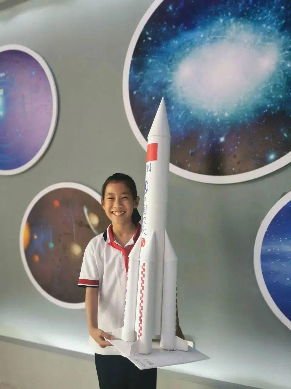 济南市章丘区鲁能实验小学开展"天问落火 筑梦航天"主题活动
