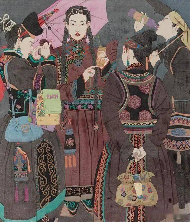 蒙古族画家 苏茹娅