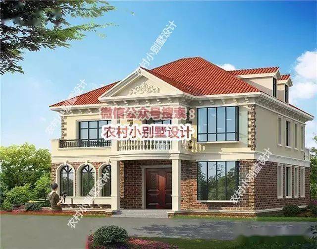 2020年农村别墅新款式,二层带露台别墅阳光棚 2020年最受欢迎的8款农村自建房别墅,主体造价均不超30万!