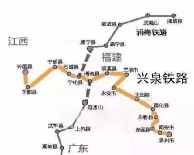 另有泉州地区货车外绕线和安溪东至漳泉肖铁路联络线约41公里,泉州段