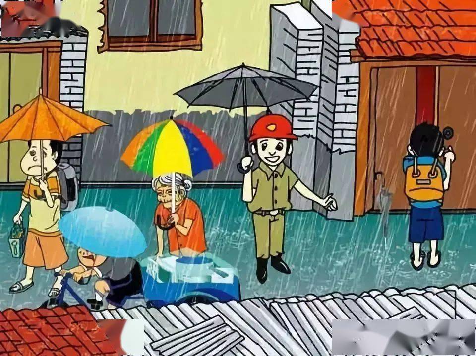 暴雨突袭山西:汽车如水中行船,小哥蹚水送外卖,冰雹暴雨大风继续,明天