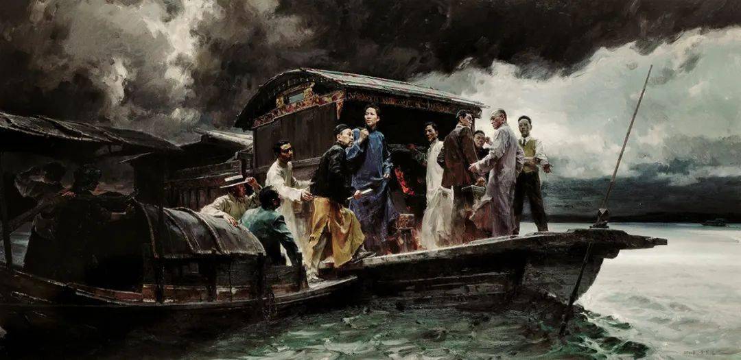 1921年7月23日,中国共产党第一次全国代表大会在上海召开,最后一天