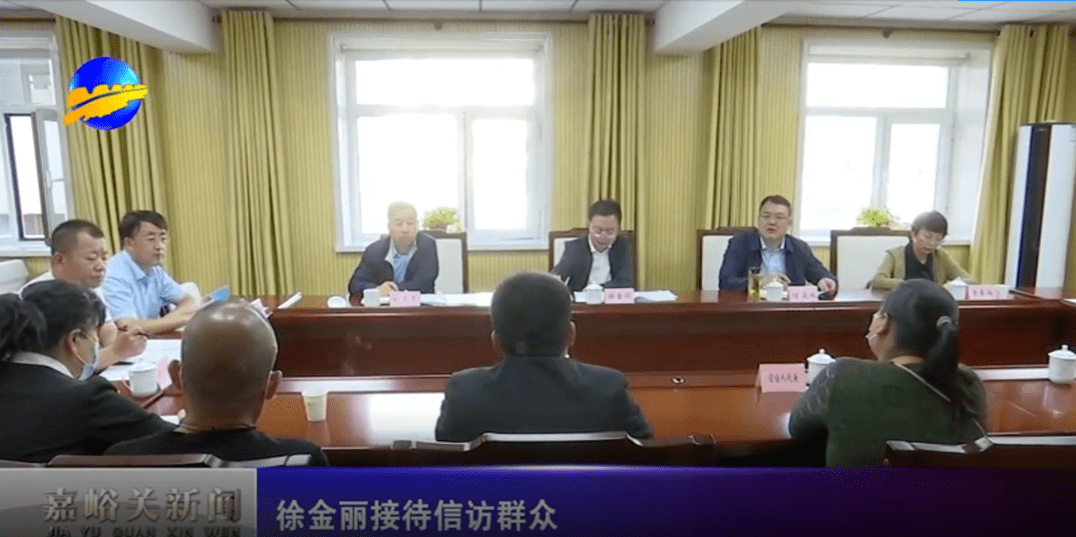 徐金丽接待信访群众