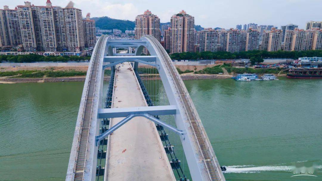 梧州西江四桥计划于7月通车