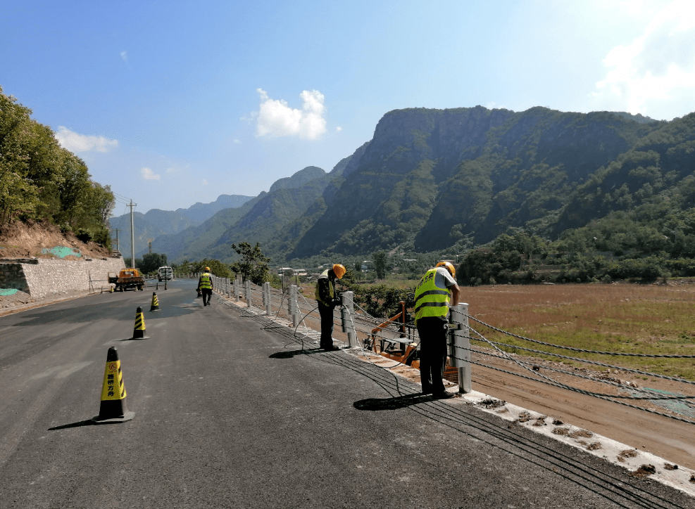 【各区交通】平谷区:黄松峪乡山区旅游连接线工程主体