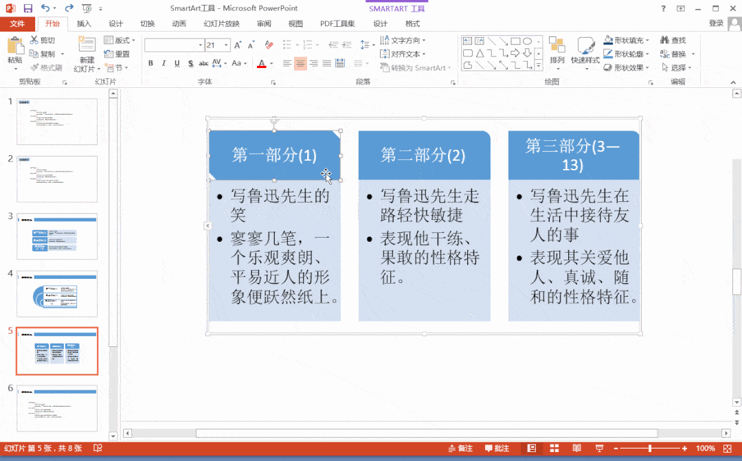 ppt实用技巧:如何批量快速排版?_smartart