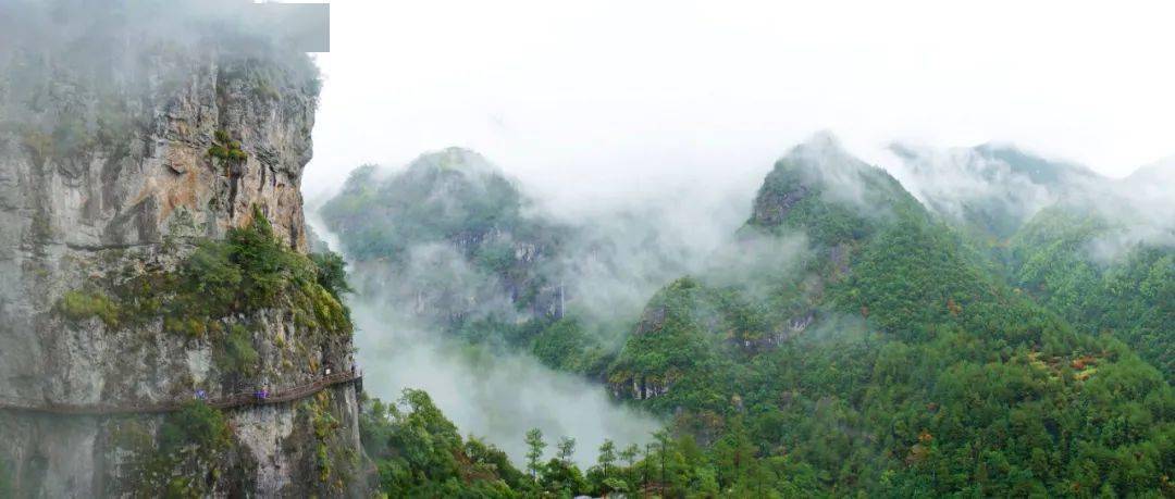 嗨玩白水洋山中有水出灵气，谷底有洋成奇观