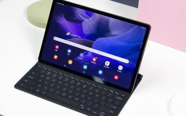 4吋三星galaxy tab s7 fe平板体验_键盘