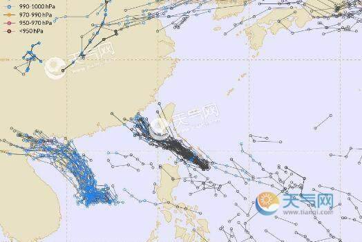 华南将有两个热带系统登陆 温州台风网台风路径图最新消息
