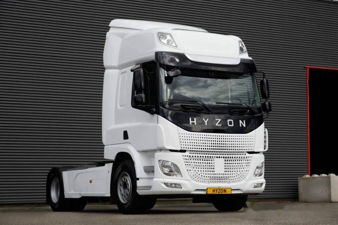 车货总重154吨的氢燃料电池卡车hyzon将向欧洲客户提供全球最重氢动力