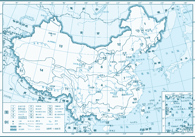 干货图说中国的54条主要河流您到过几条