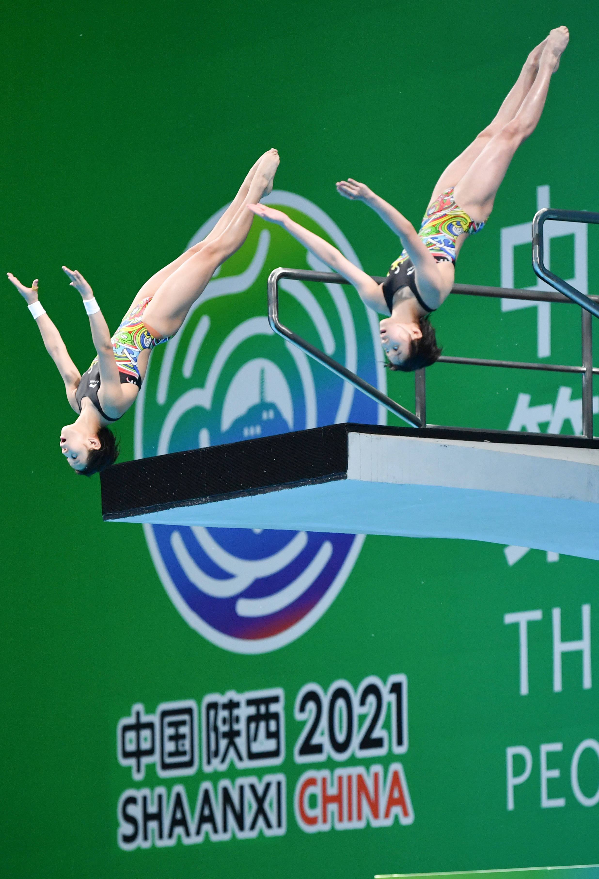 跳水—青年组女子双人跳台决赛赛况