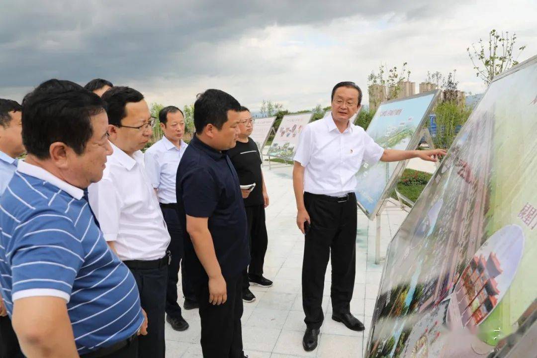 忻州市副市长耿鹏鹏调研督导原平市重点项目建设工作