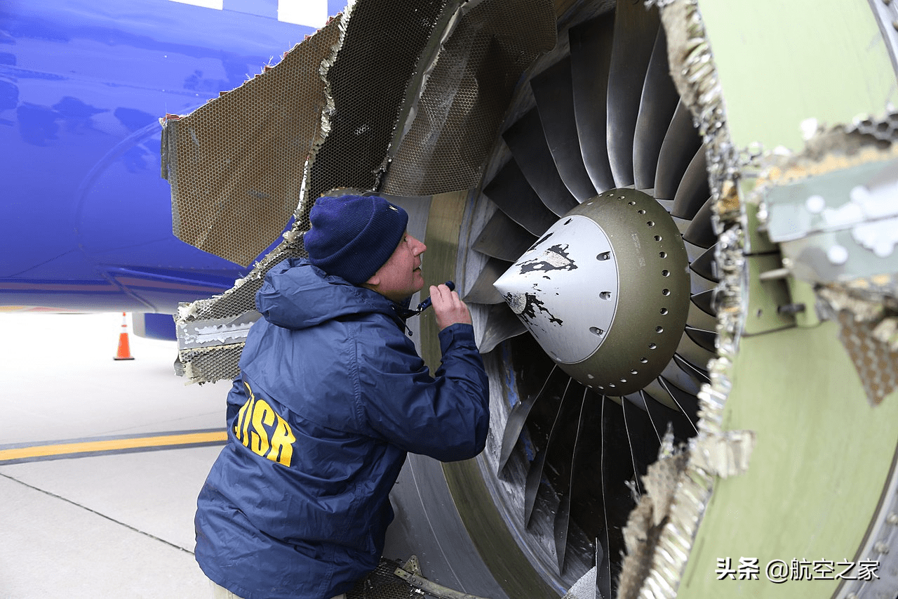 空中惊魂:cfm56-7b风扇叶片从根部断裂打坏两架737-700客机分析