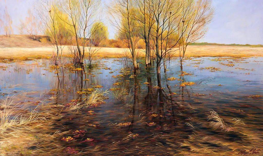 乌克兰艺术家yuryarsenyuk写实风景静物油画作品欣赏
