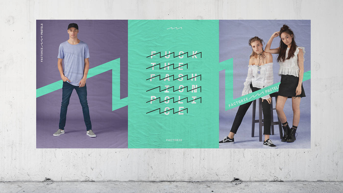 什么|平面设计 | Factorie 青春服装品牌形象设计
