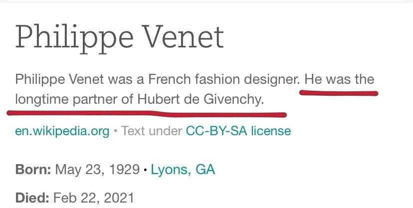 他和  philippe venet俩人从十几岁做学徒时就开始相爱了,携手创业