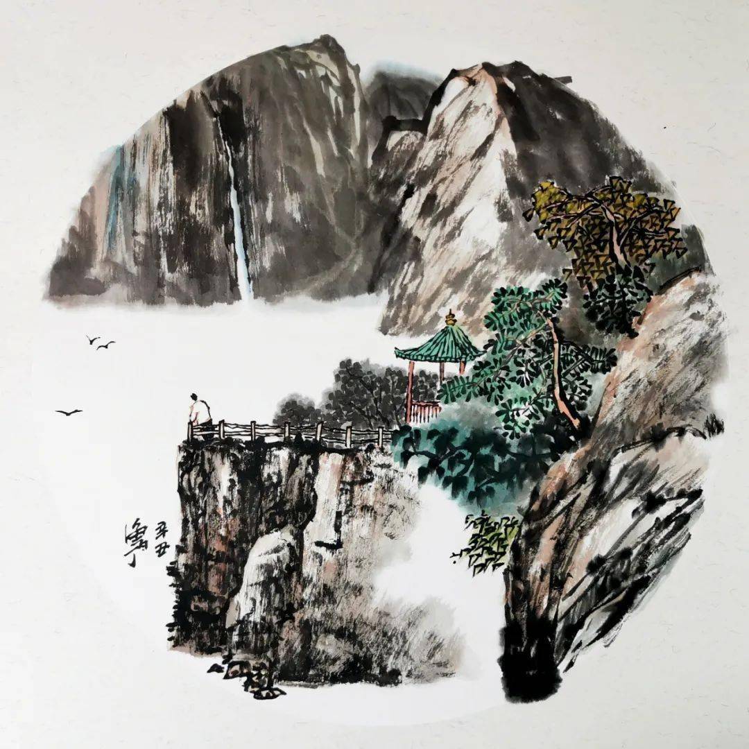 陕西大长安国画院建院五周年展示月丨画家张建军