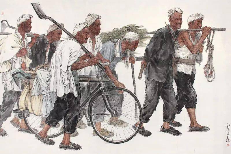 每天坚持画几张,并撰文著书,吴宪生孜孜不倦地追求,要"让中国水墨人物