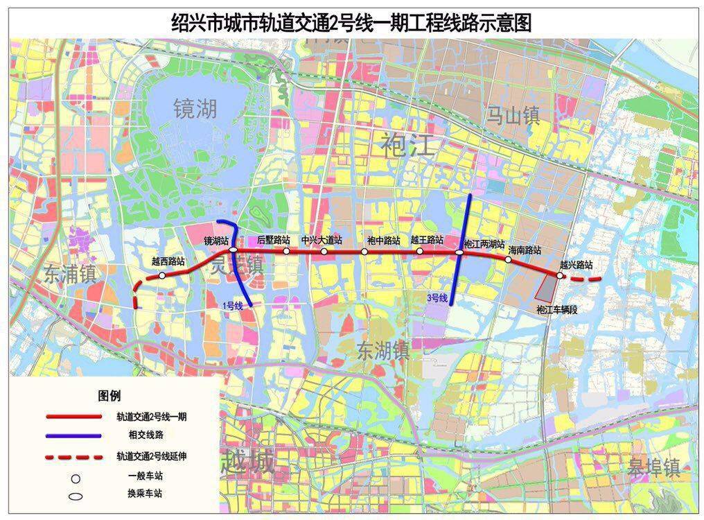 绍兴地铁2号线最新消息越西路站后墅路站详图来了