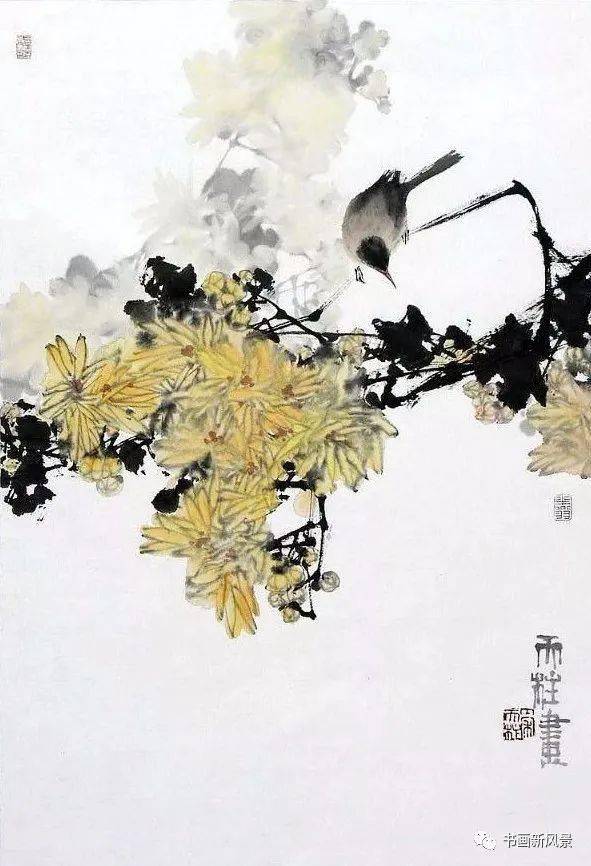 这一组极简水墨画,小品大味,意境不凡!
