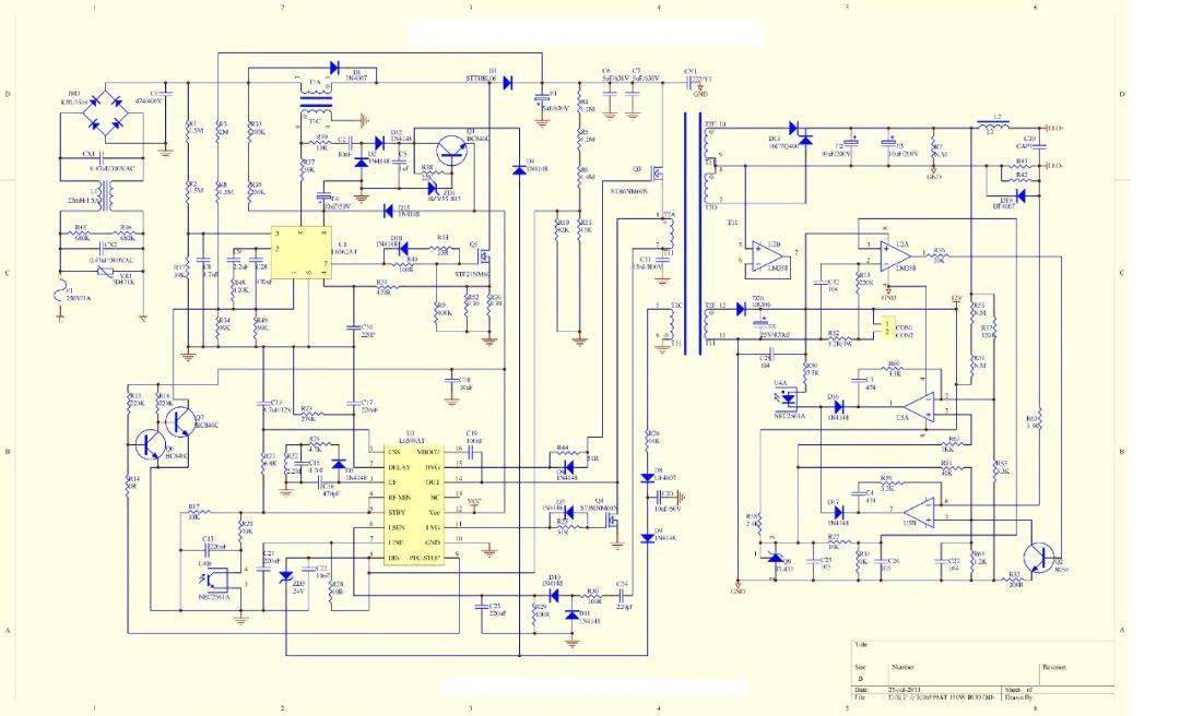 基于l6599的llc电源相关电路图及文档