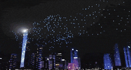 明晚9点,500台无人机即将点亮呼和浩特夜空(附演出时间及地点)